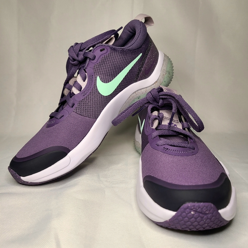 Nike Explor Next Nature Girls New Shoes Size 5.5Y Womens Size 7 Purple and Mint